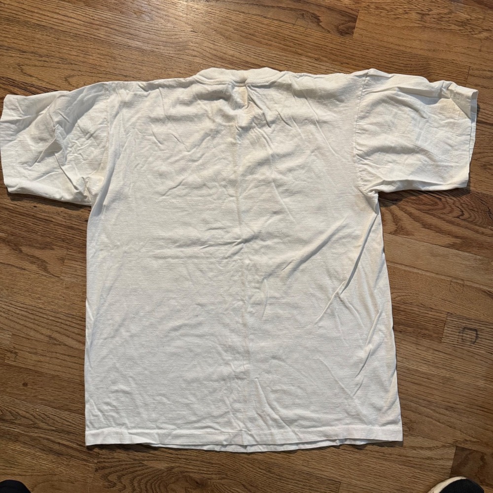 Vintage Beverly Hills 90210 Shirt XL White Cast Graphic Tee Jerry Leigh 90s TV - Picture 5 of 6